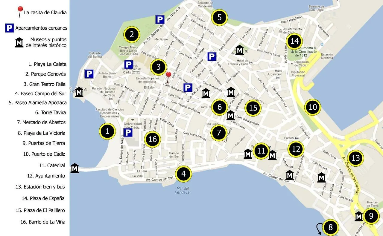 La Casita De Claudia Appartement Cádiz